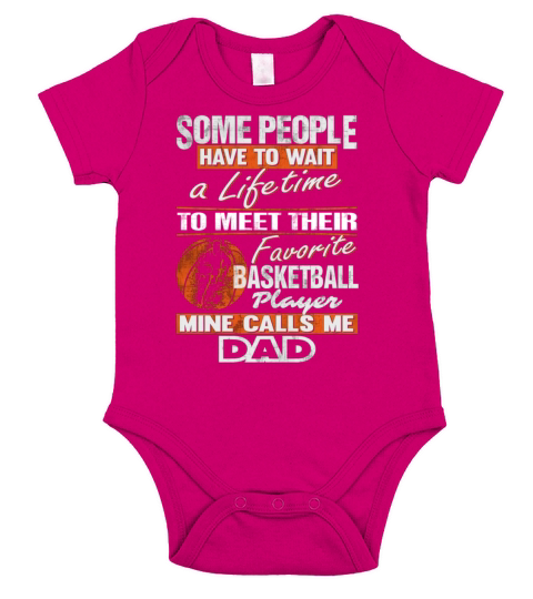 Favorite Basketball Players Dad Fathers Day Short Sleeve Baby One-Piece