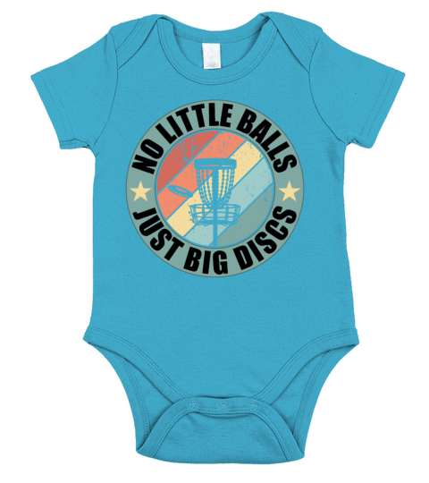 Funny Retro Disc Golf Vintage Design Short Sleeve Baby One-Piece