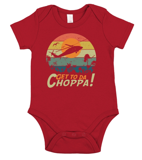 Get To The Chopper funny retro sci-fi movie quote Short Sleeve Baby One-Piece