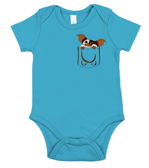 Gizmo Pocket Short Sleeve Baby One-Piece