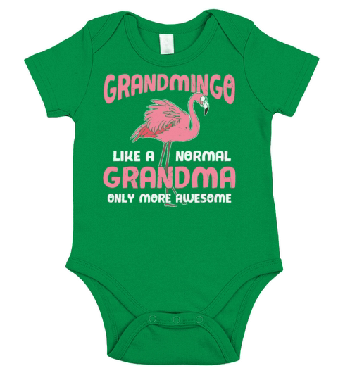 Grandmingo Like A Normal Grandma Only More Short Sleeve Baby One-Piece