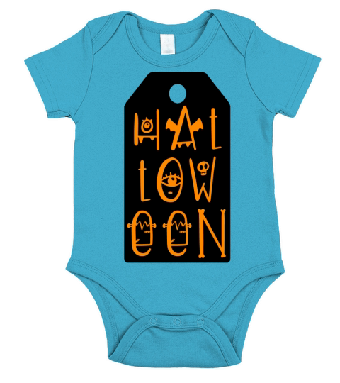 Halloween Gift Tags Printable Halloween 10 Short Sleeve Baby One-Piece
