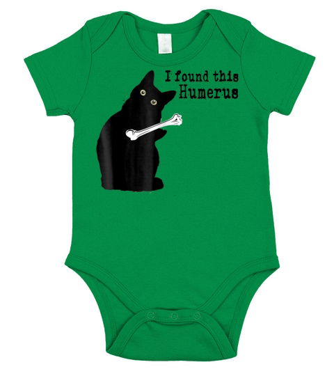 I Found This Humerus Cats Humorous Cat lovers Short Sleeve Baby One-Piece