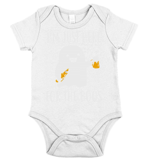 I m just here for the boos halloween Short Sleeve Baby One-Piece