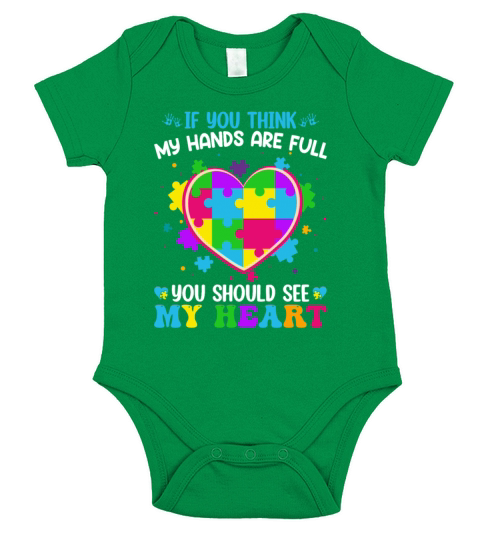 If You Think My Hands Are Full You Should See My Short Sleeve Baby One-Piece