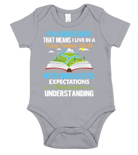 Im A Book Reader That Means I Live In A World Short Sleeve Baby One-Piece