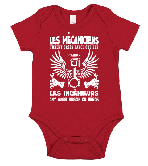 Je suis mécanicien Short Sleeve Baby One-Piece