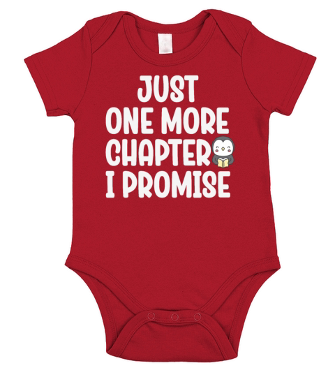 Just One More Chapter I Promise Reading Short Sleeve Baby One-Piece