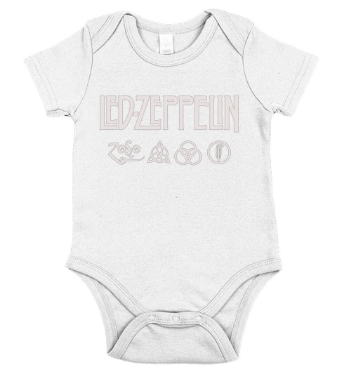 Led zeppelin Short Sleeve Baby One-Piece