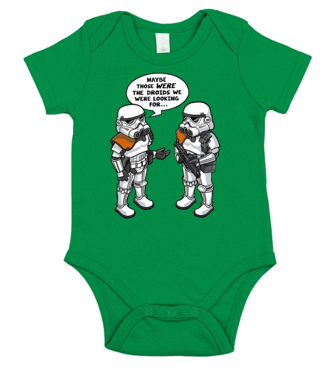 maybe those were the droids we were looking for Short Sleeve Baby One-Piece
