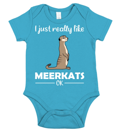 Meerkat Lovers Funny Quote Gift Short Sleeve Baby One-Piece