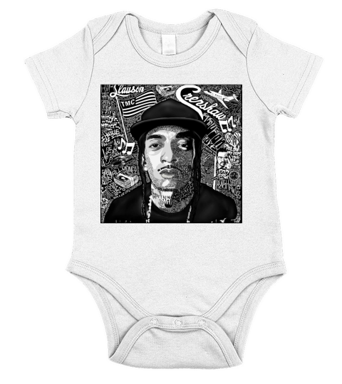 Nipsey Hussle Short Sleeve Baby One-Piece