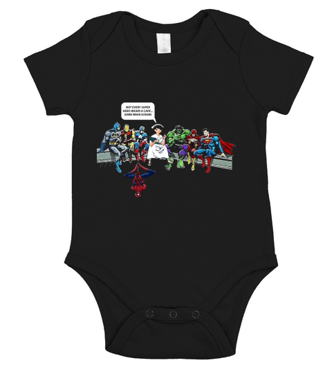 Nurse and Superheroes shirt Not every super hero wears a cape Short Sleeve Baby One-Piece