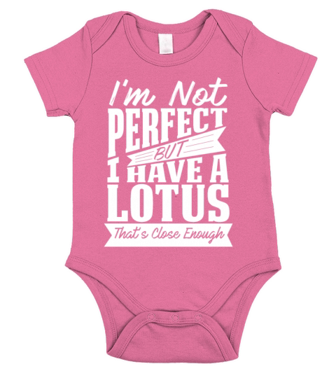 PERFECT WITH LOTUS CAR Short Sleeve Baby One-Piece