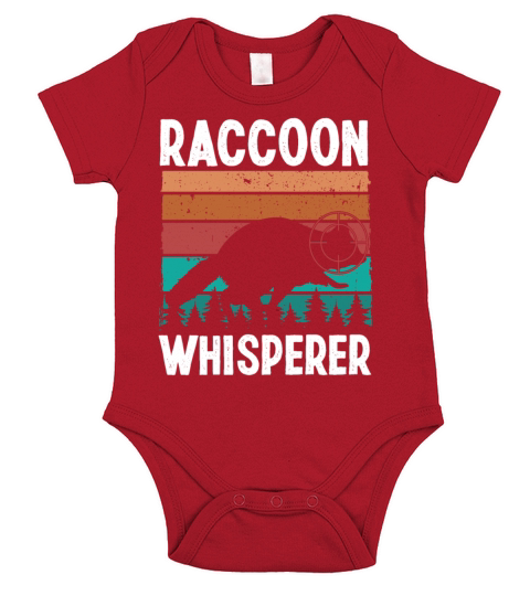 Raccoon Removal Technician Vintage Funny Raccoon Short Sleeve Baby One-Piece