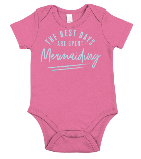 The Best Days Are Spent Mermaiding Sayings Short Sleeve Baby One-Piece