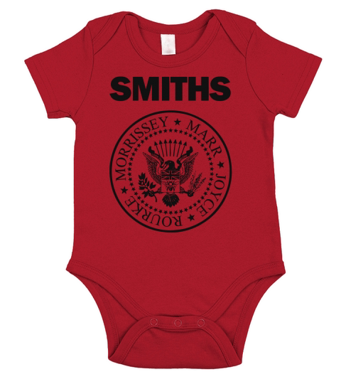 The Smiths Morrissey Crest Logo Short Sleeve Baby One-Piece