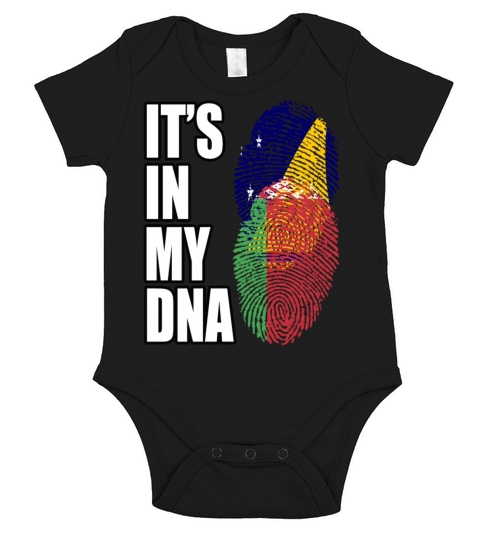 Tokelauan And Belarusian Mix Heritage DNA Flag Short Sleeve Baby One-Piece