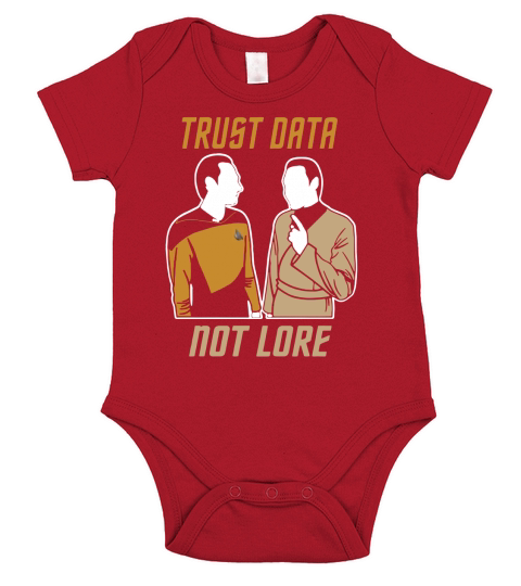 Trust data not lore Short Sleeve Baby One-Piece