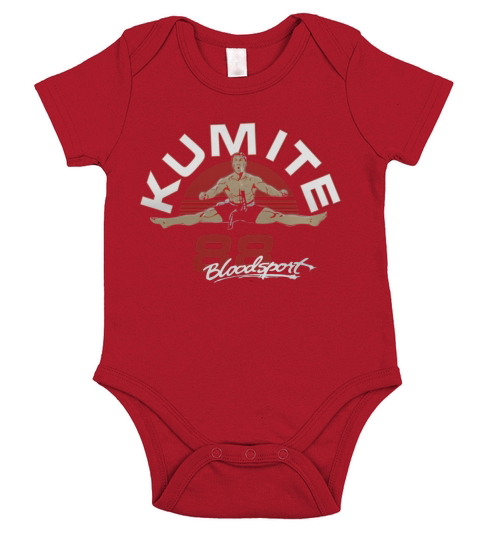 VAN DAMME-BLOODSPORT MOVIE Hoodies-Shirt Short Sleeve Baby One-Piece