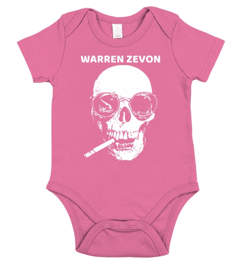 Warren Zevon Tshirt Short Sleeve Baby One-Piece