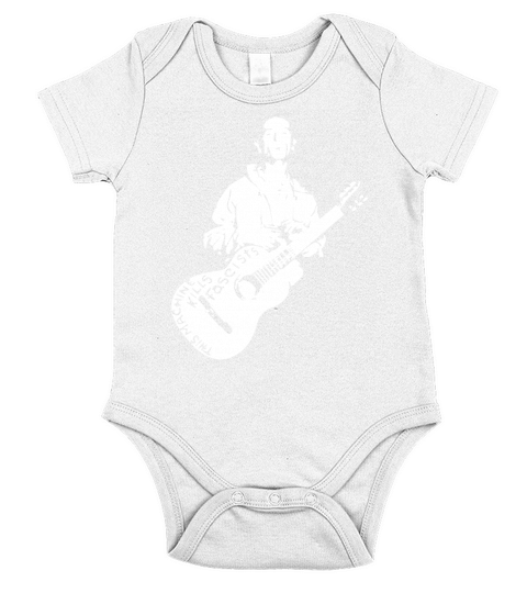 Woody Guthrie Tshirt Short Sleeve Baby One-Piece