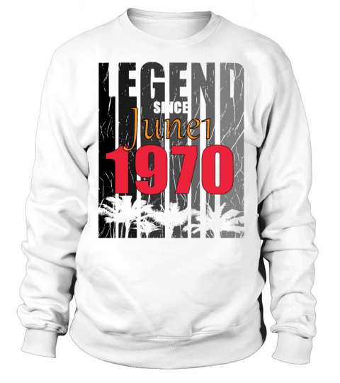 1970 vintage born in June gift Sweatshirt Unisex