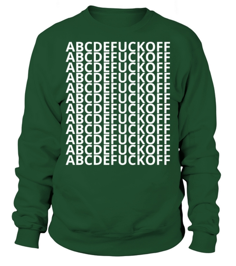 ABCDEFUCKOFF 12X Sweatshirt Unisex
