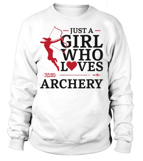 Archery Bow Archer Girl Vintage Sweatshirt Unisex