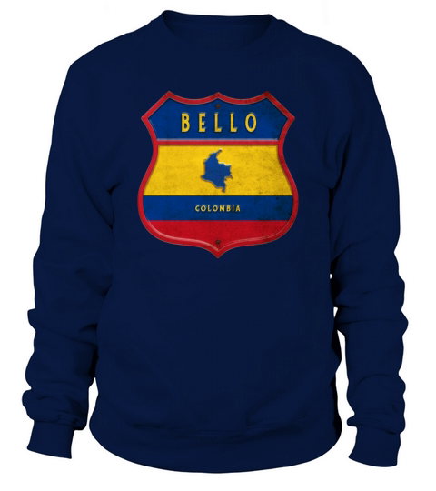 Bello Colombia crest design Sweatshirt Unisex