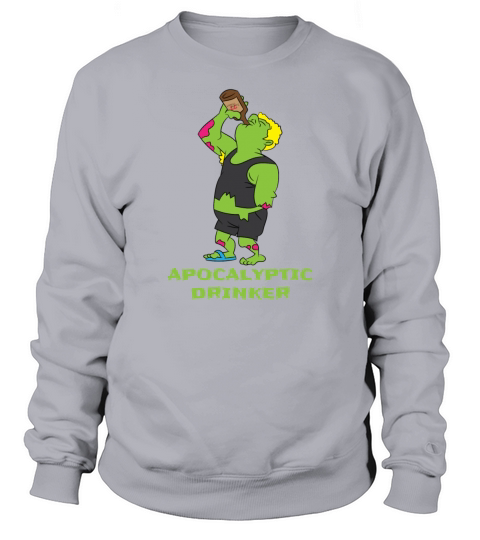 Drunk Zombie Sweatshirt Unisex