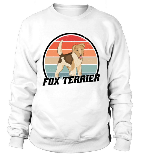 Fox Terrier Vintage Wirehaired Pointer Retro Sweatshirt Unisex