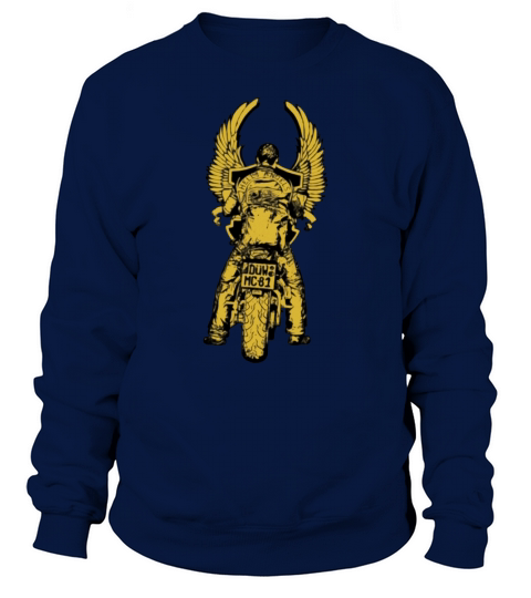 HELL ANGELS Bikers - Tri-Blend Zip Hoodie Sweatshirt Unisex