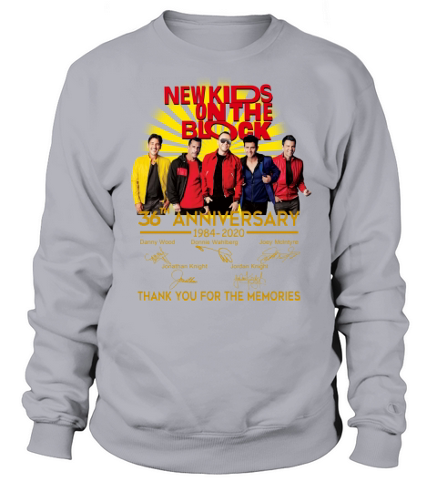 New Kids On The Block 36th Anniversary Signatures - Ladies Flowy Tank Sweatshirt Unisex
