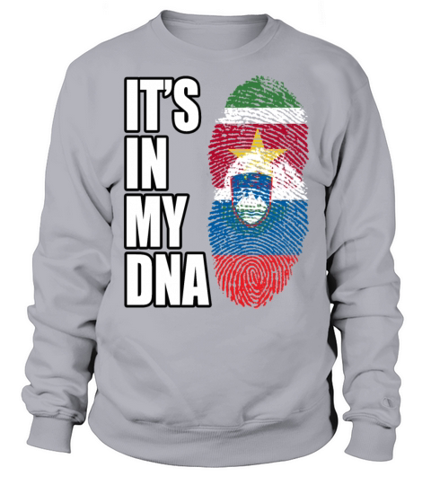 Surinamese And Slovenian Vintage Heritage DNA Flag Sweatshirt Unisex
