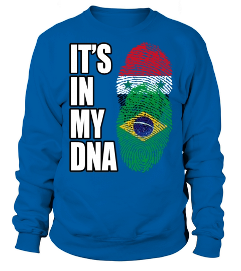 Syrian And Brazilian Vintage Heritage DNA Flag Sweatshirt Unisex