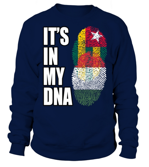 Togolese And Hungarian Mix Heritage DNA Flag Sweatshirt Unisex