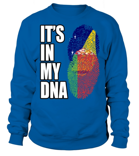 Tokelauan And Belarusian Mix Heritage DNA Flag Sweatshirt Unisex