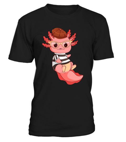 Beatnik Kawaii Axolotl Funny Mexican Salamander T-Shirt Unisex