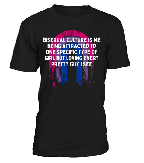 Bisexual is Being Attracted Bi LGBTQ Bi Pride T-Shirt Unisex