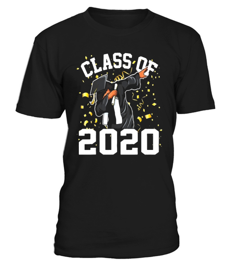 Class of 2020 With Dabbing Graduation Girls T-Shirt Unisex