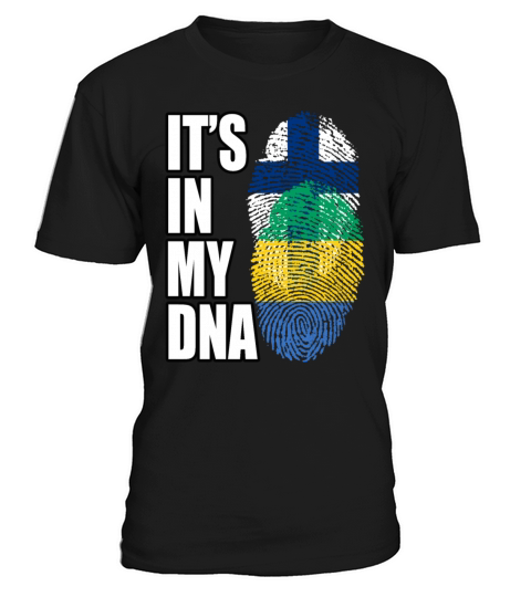 Gambian And Finland Mix Heritage DNA Flag T-Shirt Unisex