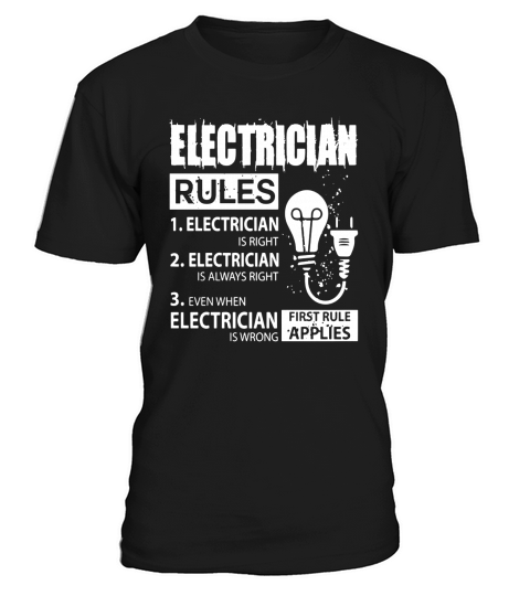 Mens Electrician T-Shirt Funny Electrician Apparel Tees Shirt T-Shirt Unisex