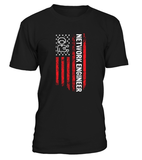 Network Engineer Patriotic USA Flag Network T-Shirt Unisex