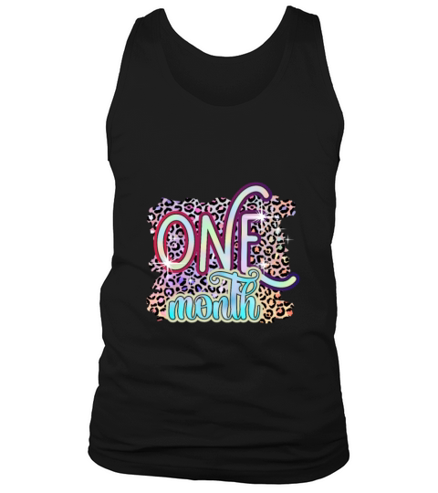 1 One Month Funny Baby Birthday Gift Design Tank Top Unisex