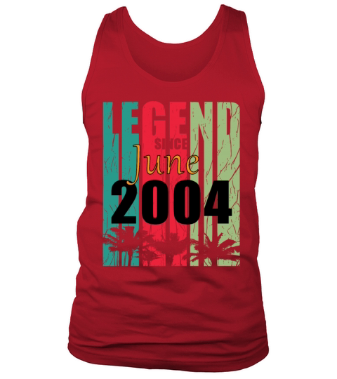 2004 vintage born in June gift Tank Top Unisex