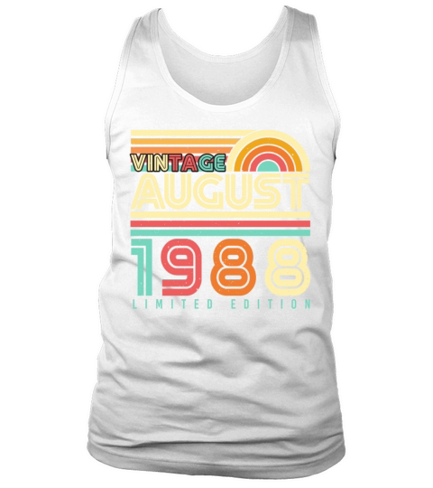 August 1988 Retro Tank Top Unisex
