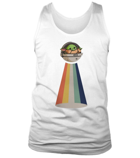 Baby Yoda UFO vintage sweater Tank Top Unisex