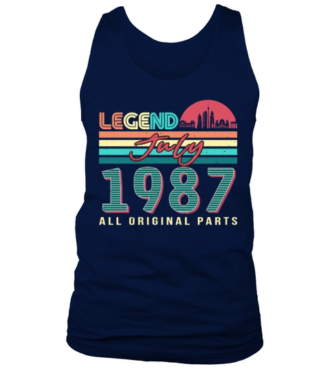 Best Year 1987 July Tank Top Unisex