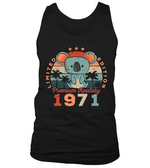 Birth Year 1971 Birthday Gift Koala Bear Koalas Tank Top Unisex